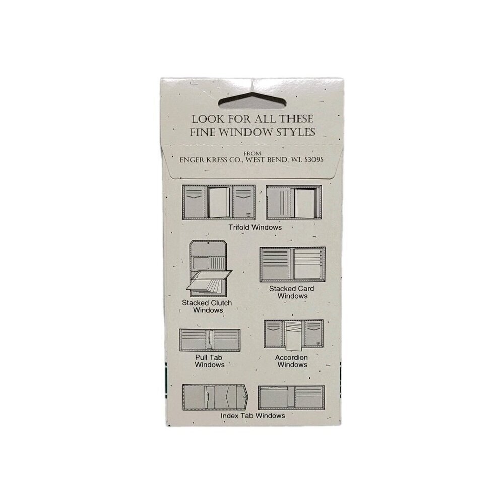 Accordion Windows For Billfolds Trifold Wallets Twin Pack NWT Vintage Old Stock - Picture 2 of 2
